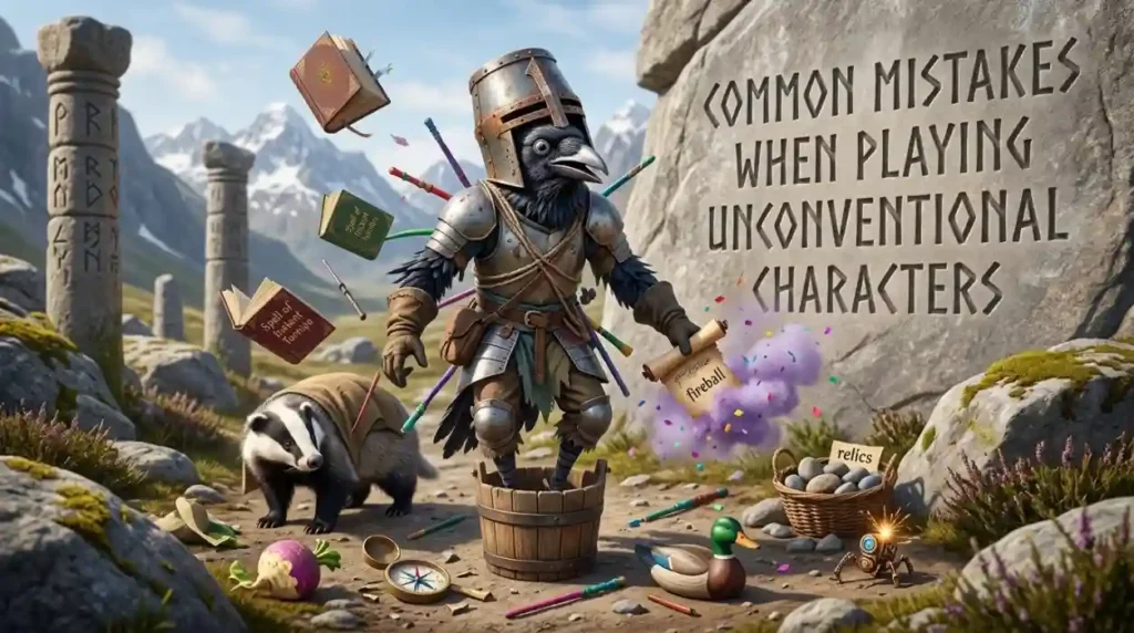 Common Mistakes When Playing Unconventional Characters
