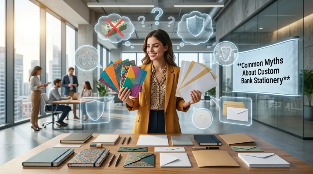 Common Myths About Custom Bank Stationery