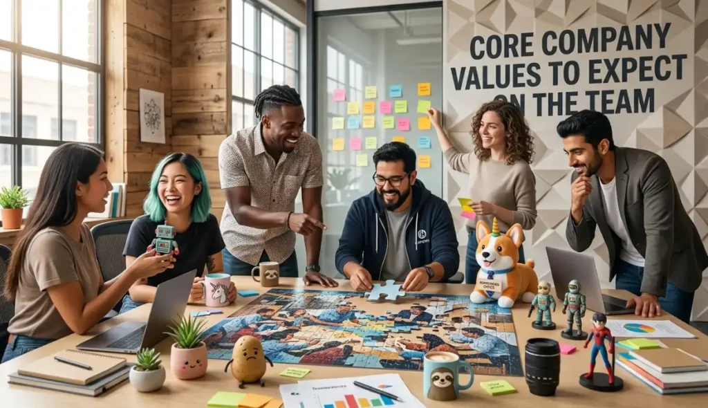 Core Company Values to Expect on the Team