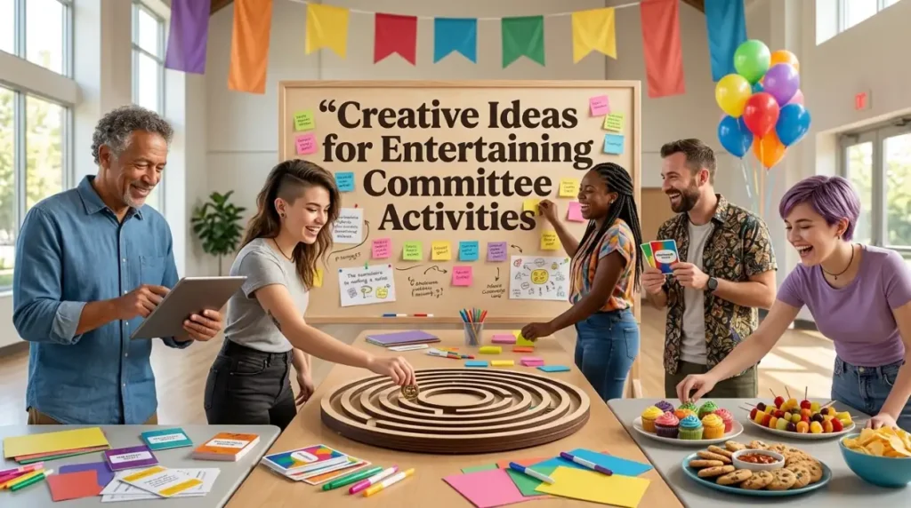 Creative Ideas for Entertaining Committee Activities