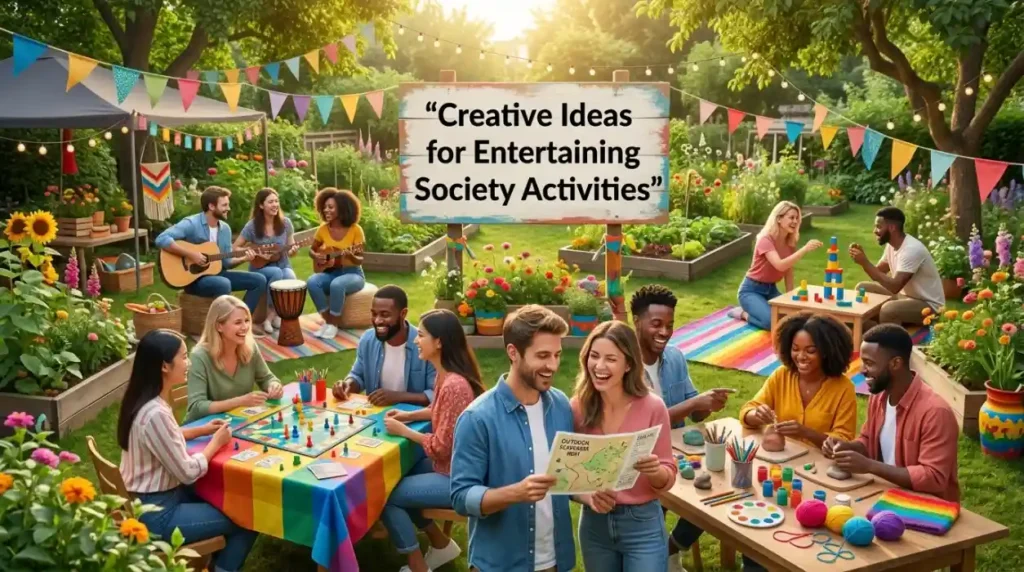 Creative Ideas for Entertaining Society Activities