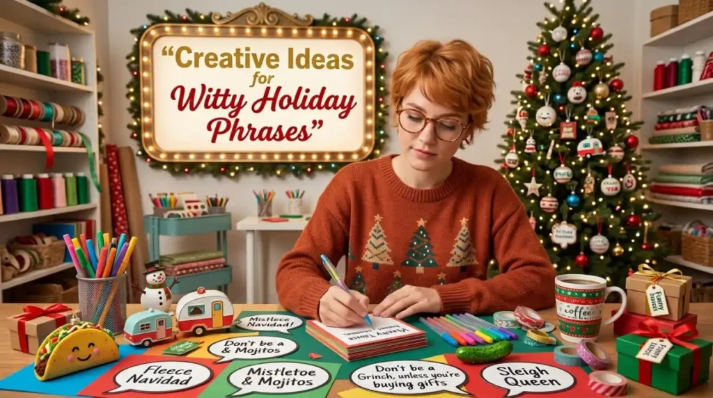 Creative Ideas for Witty Holiday Phrases