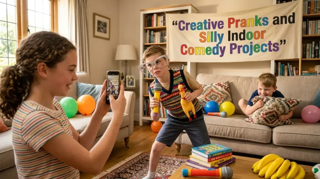 Creative Pranks and Silly Indoor Comedy Projects