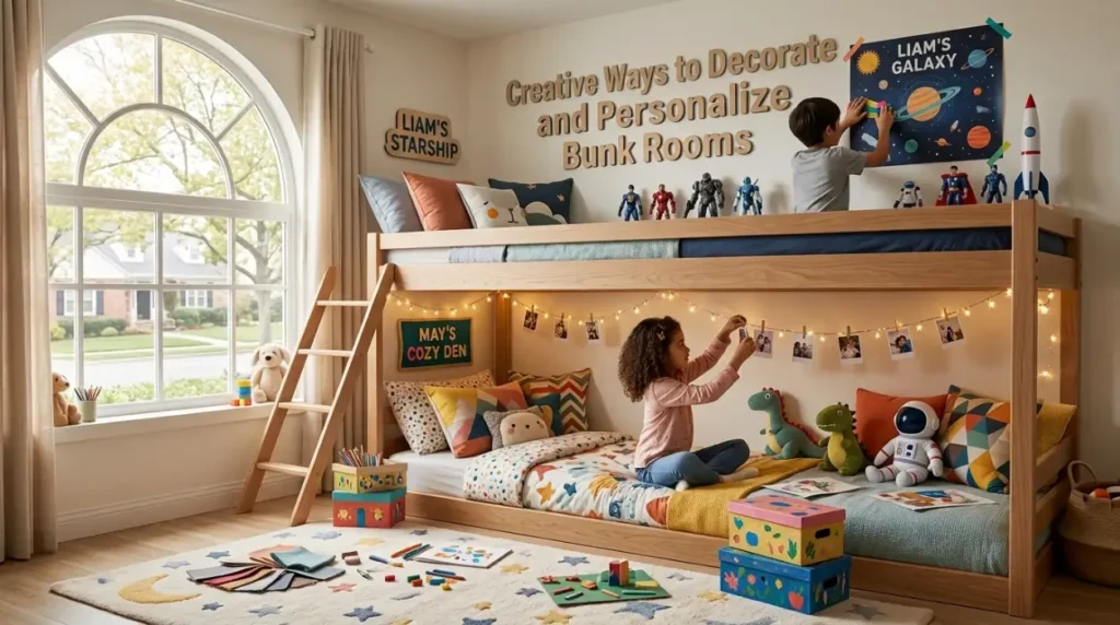 Creative Ways to Decorate and Personalize Bunk Rooms