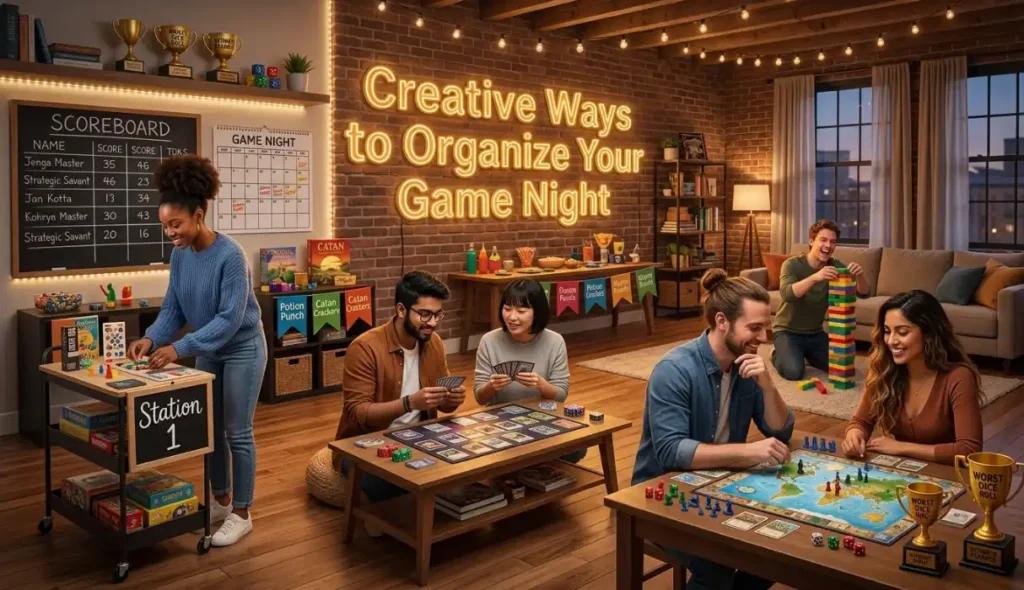 Creative Ways to Organize Your Game Night