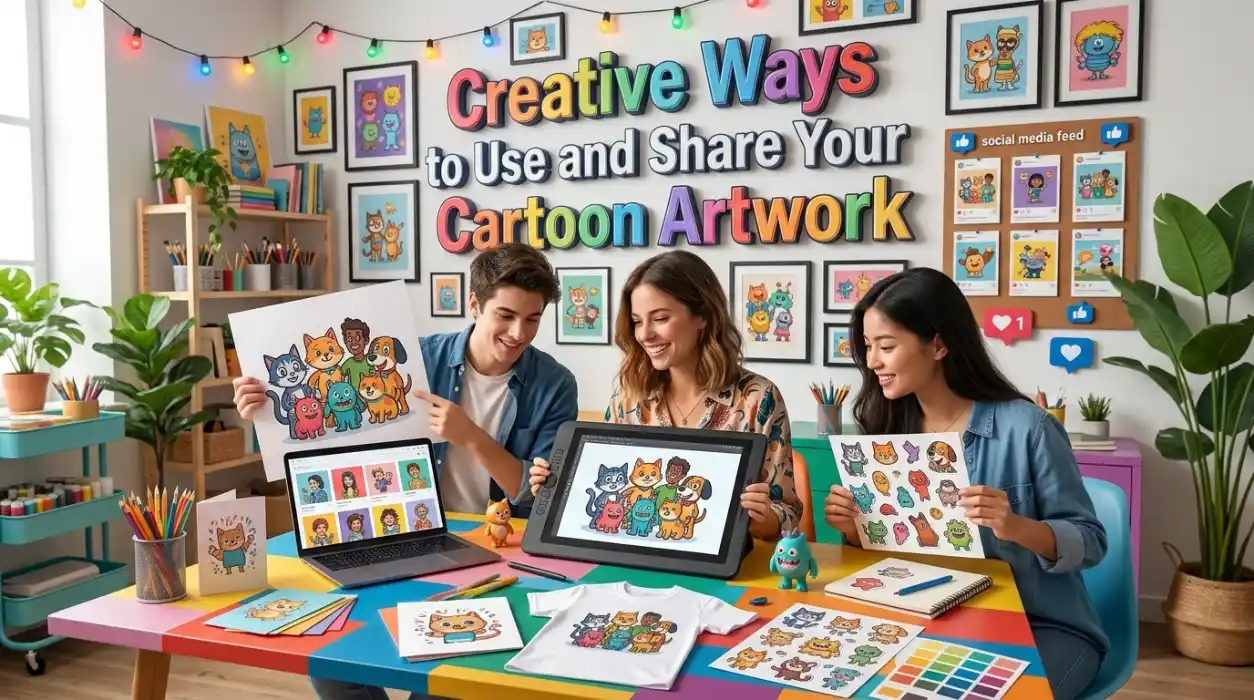 Creative Ways to Use and Share Your Cartoon Artwork