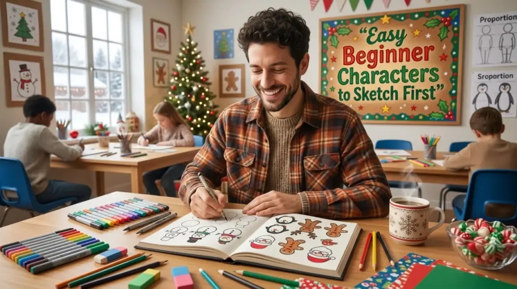 Easy Beginner Characters to Sketch First
