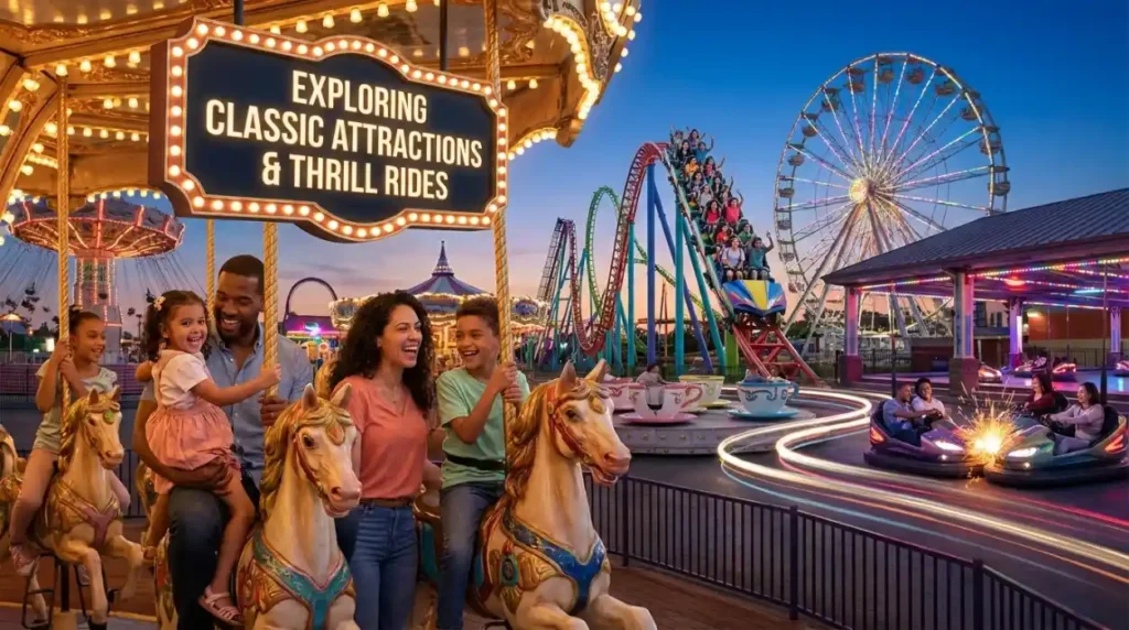 Exploring Classic Attractions and Thrill Rides
