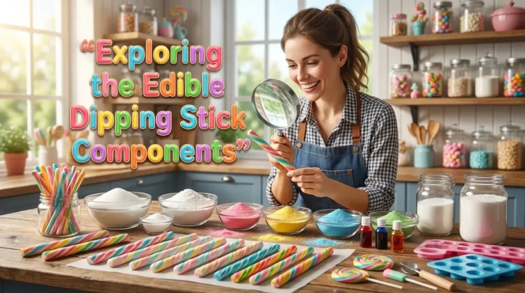 Exploring the Edible Dipping Stick Components