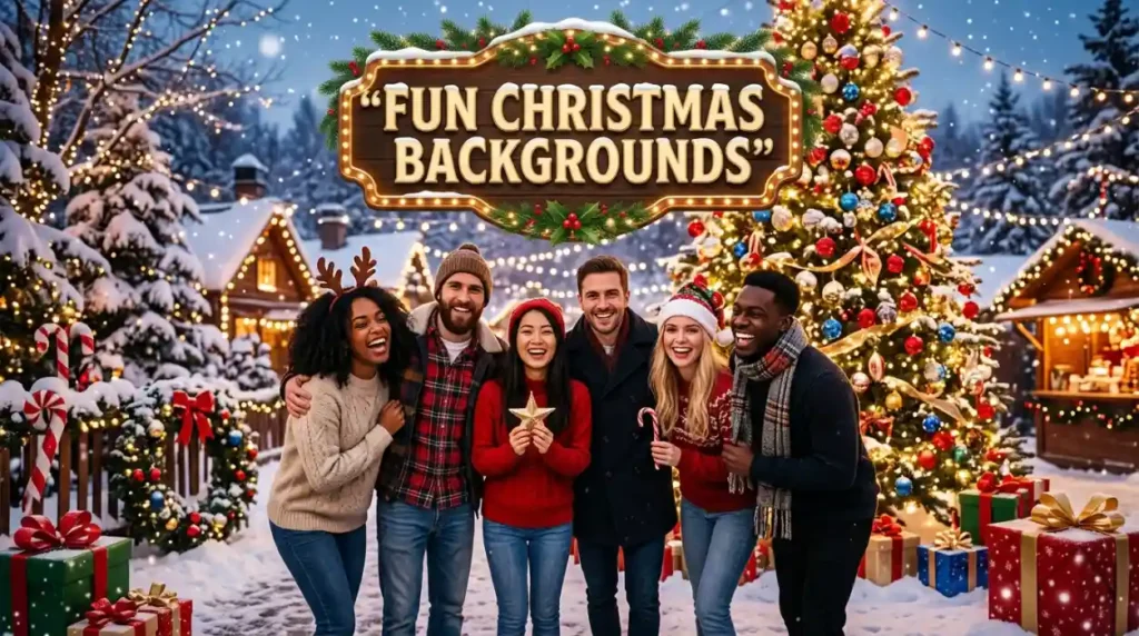 fun christmas backgrounds