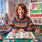 fun christmas drawings