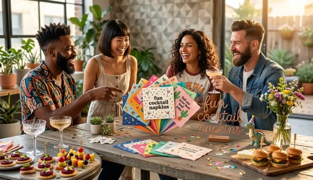 fun cocktail napkins
