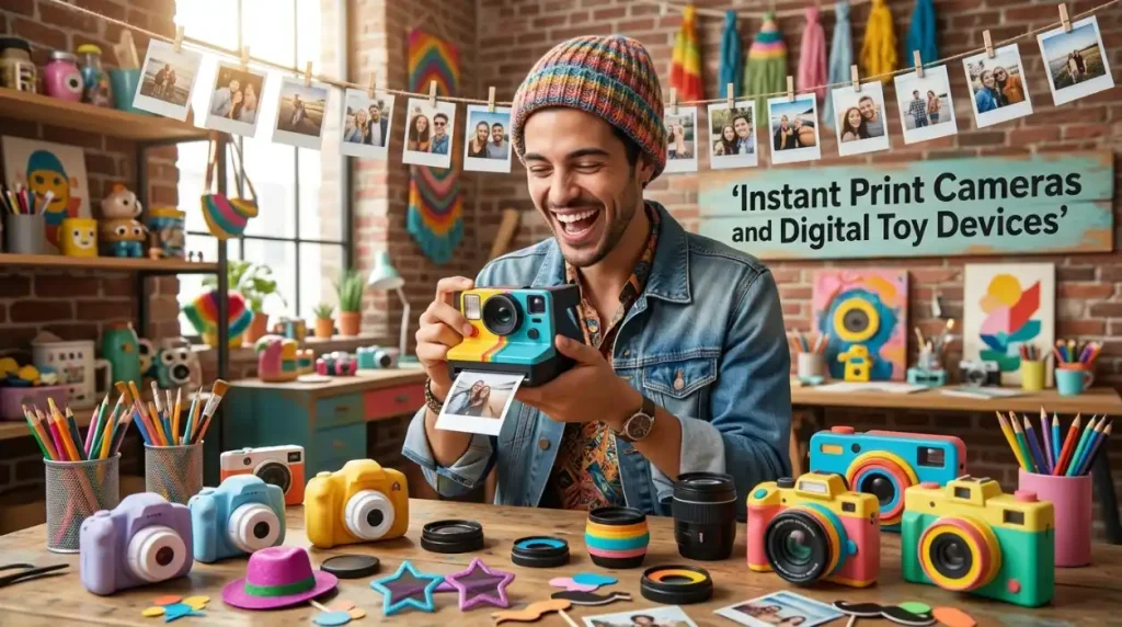Instant Print Cameras and Digital Toy Devices