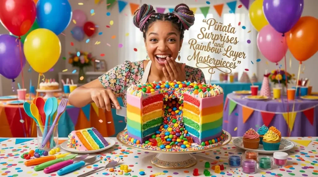 Piñata Surprises and Rainbow Layer Masterpieces