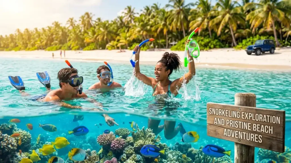 Snorkeling Exploration and Pristine Beach Adventures