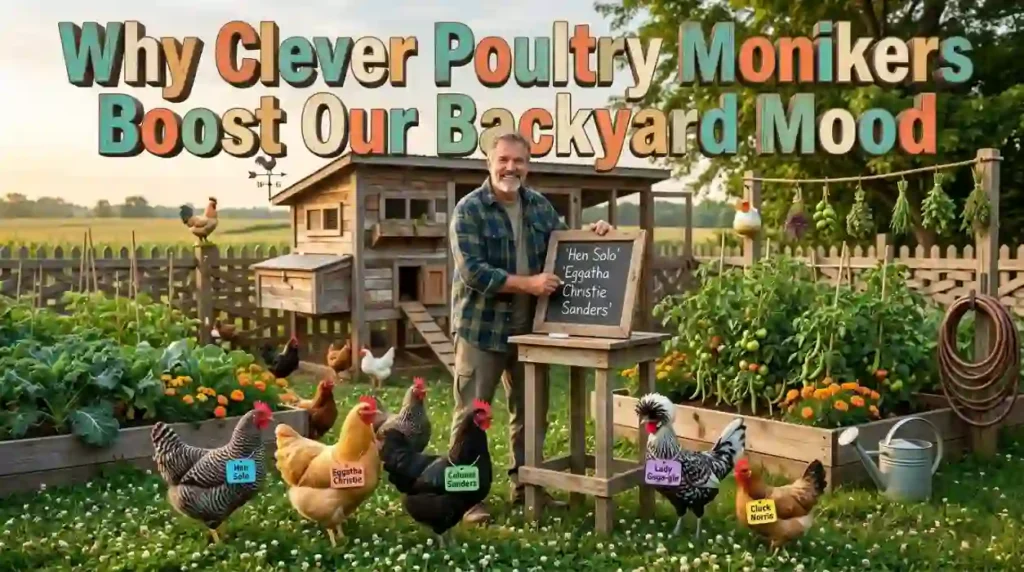 Why Clever Poultry Monikers Boost Our Backyard Mood