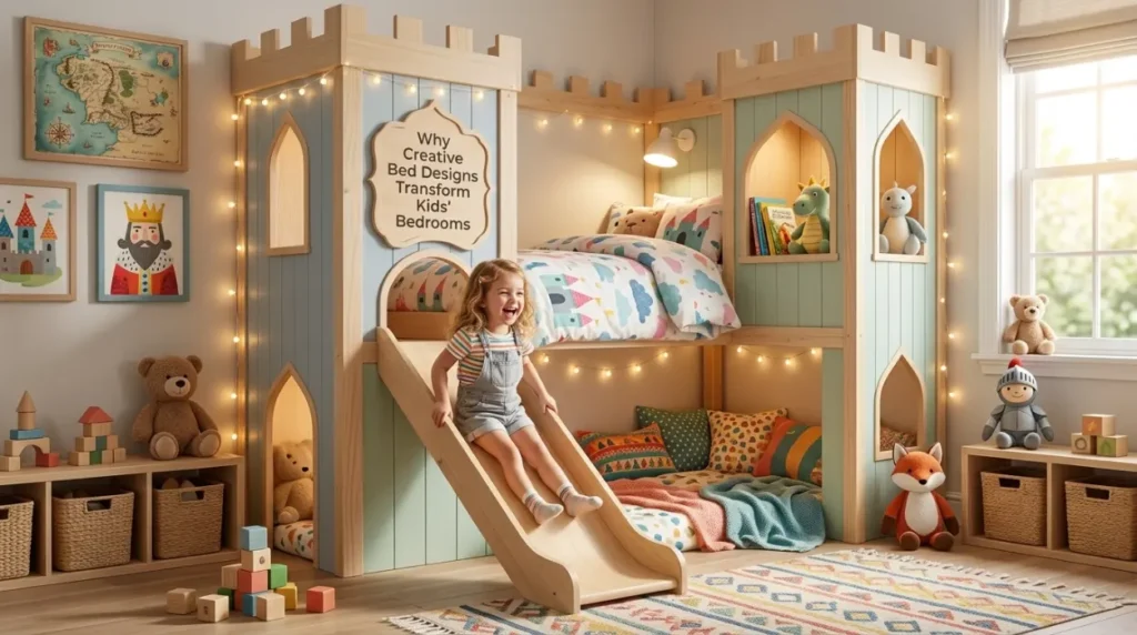 Why Creative Bed Designs Transform Kids' Bedrooms