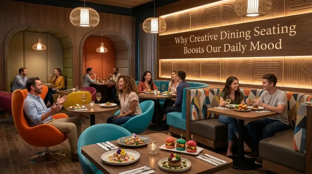 Why Creative Dining Seating Boosts Our Daily Mood