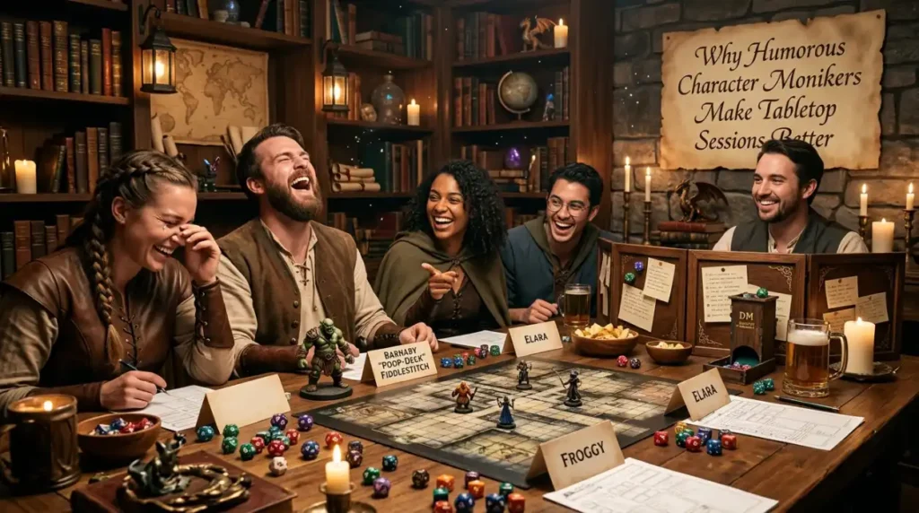 Why Humorous Character Monikers Make Tabletop Sessions Better