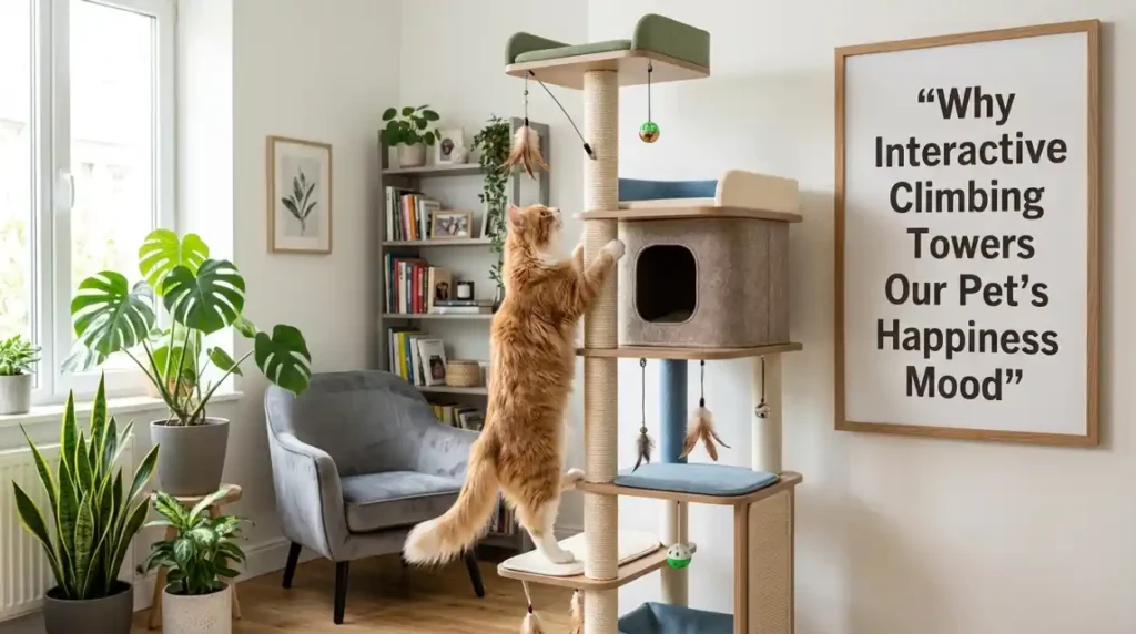 Why Interactive Climbing Towers Boost Our Pet's Happiness Mood