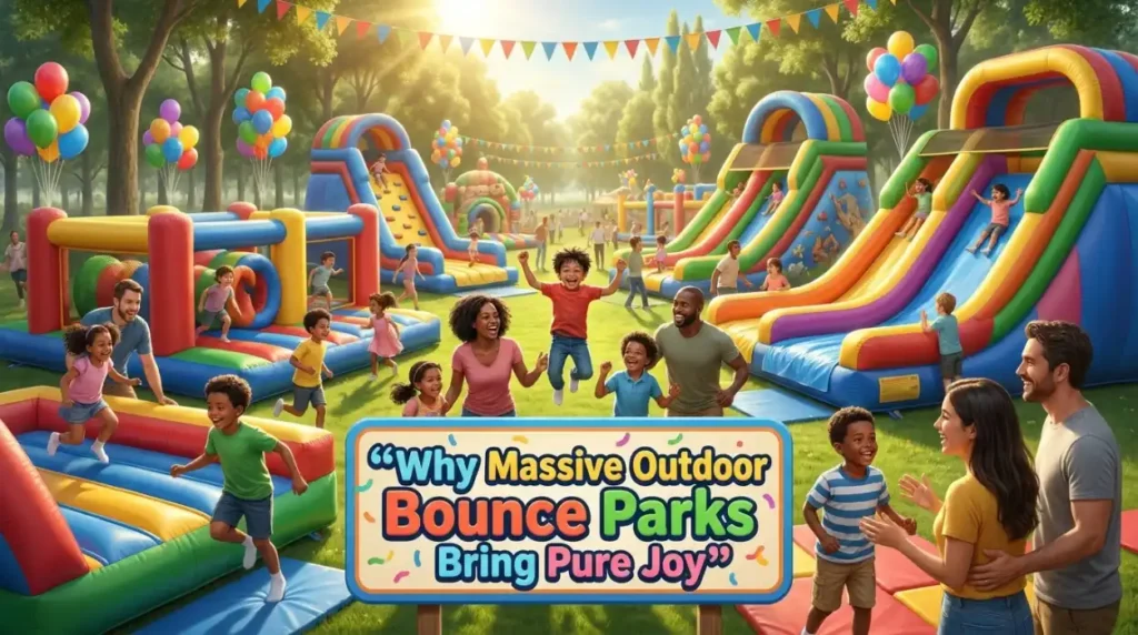 Why Massive Outdoor Bounce Parks Bring Pure Joy