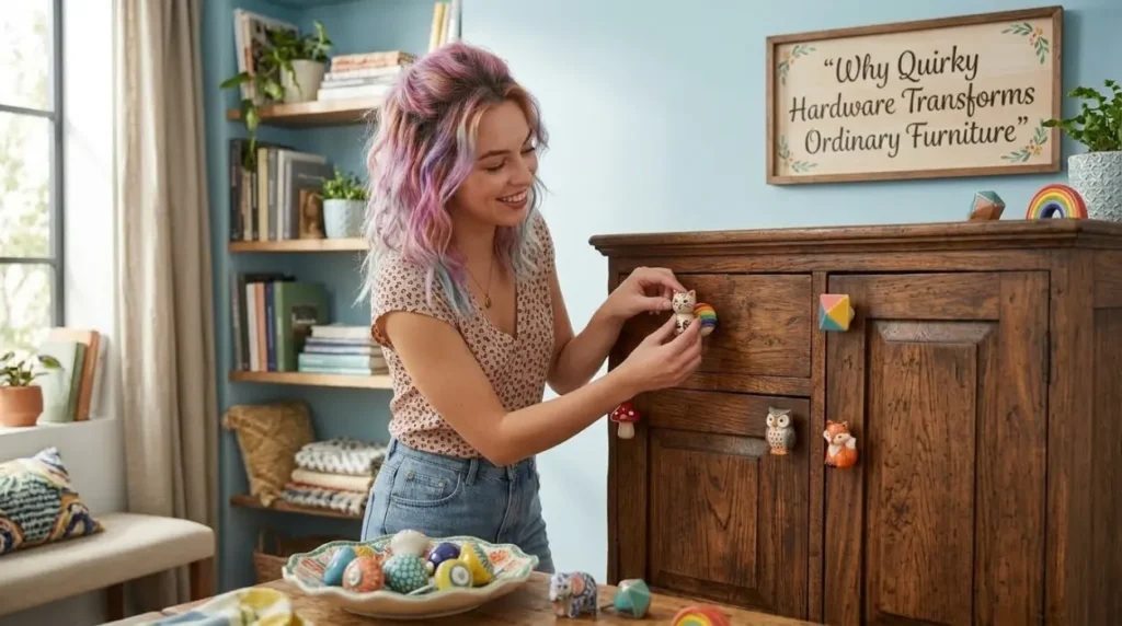 Why Quirky Hardware Transforms Ordinary Furniture