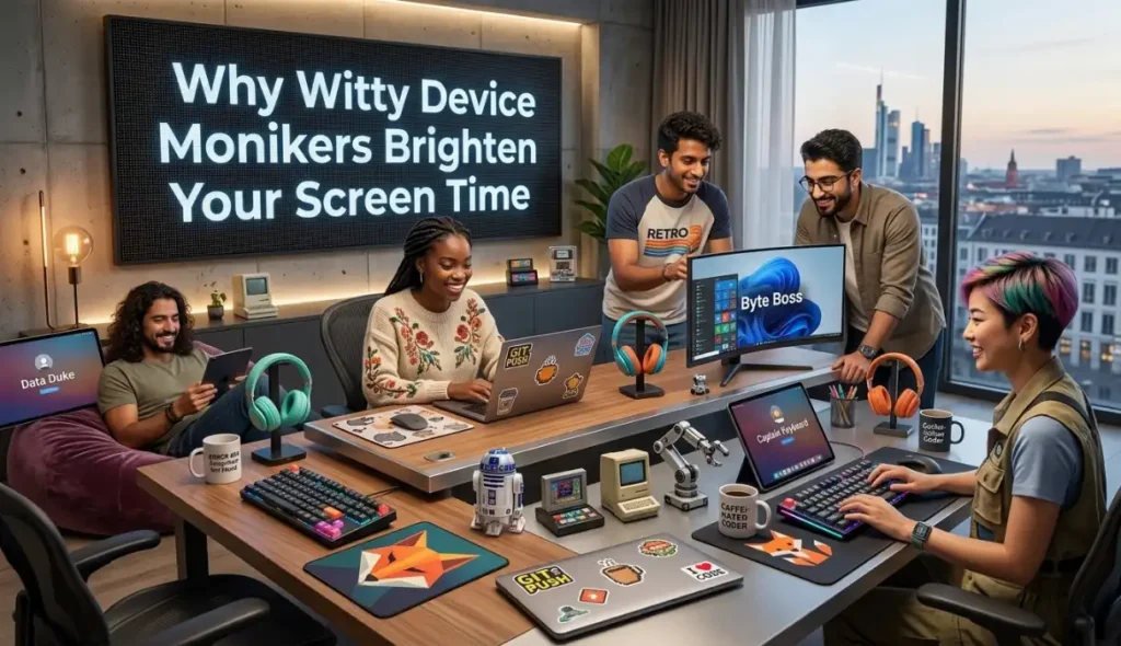 Why Witty Device Monikers Brighten Your Screen Time