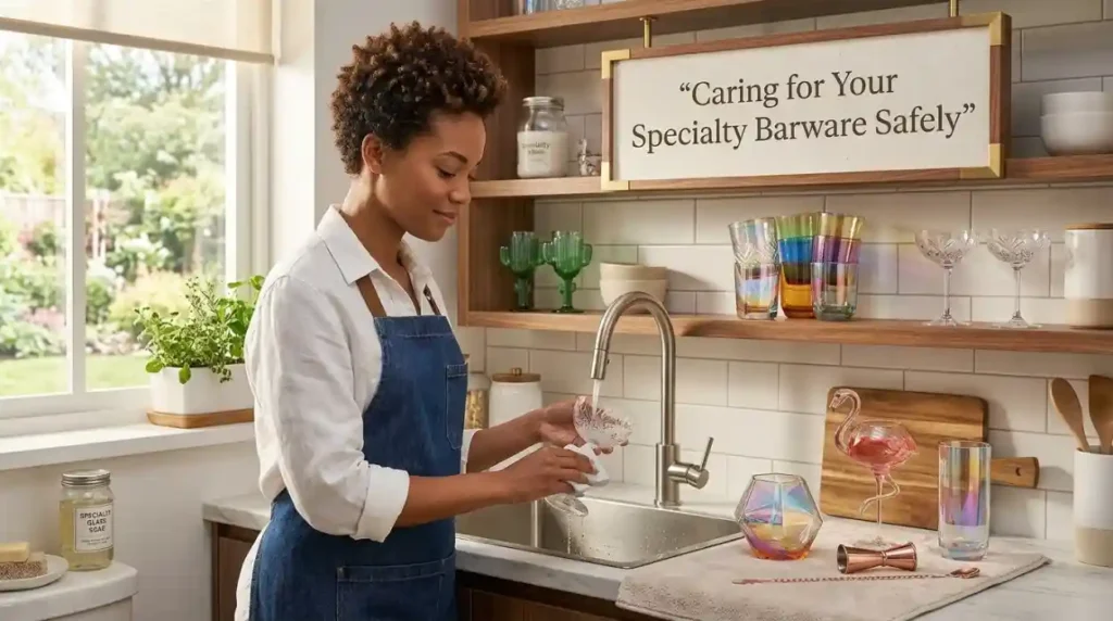 Caring for Your Specialty Barware Safely