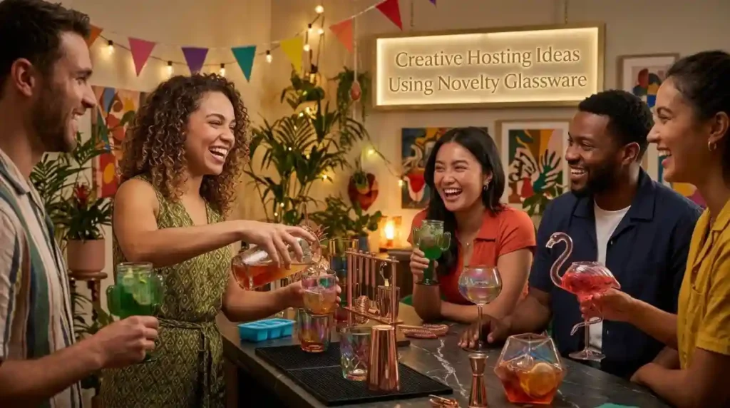 Creative Hosting Ideas Using Novelty Glassware
