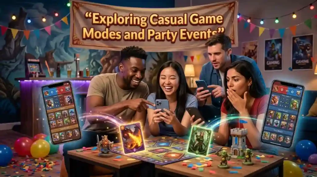 Exploring Casual Game Modes and Party Events