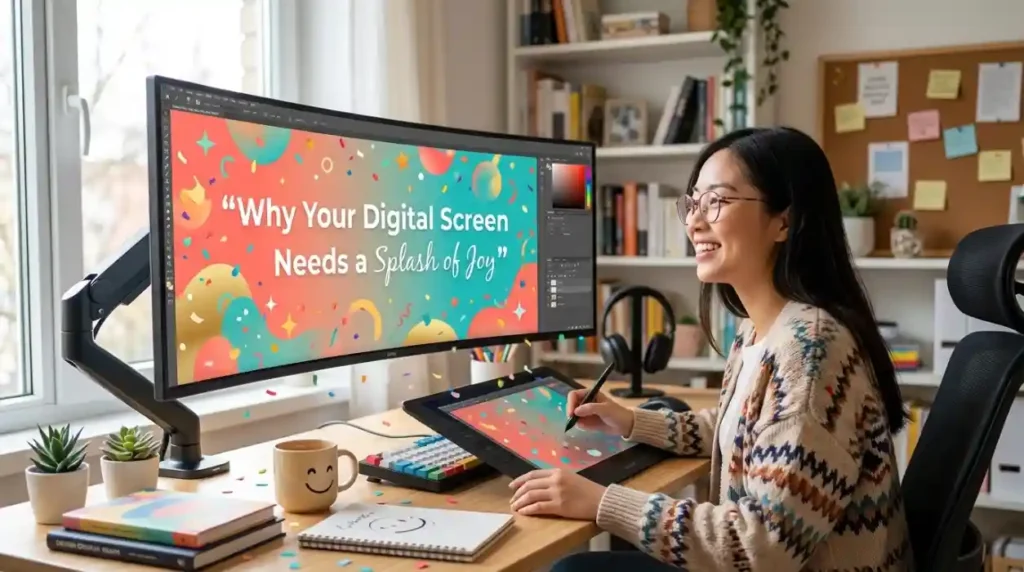 Why Your Digital Screen Needs a Splash of Joy